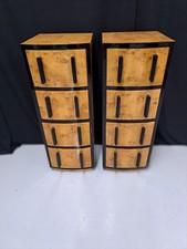Art Deco Chest of Drawers Tall Boy Burl Wood Antique Style
