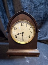 Mantle Clock Seth Thomas Prospect No. 19 Beehive Cathedral Working w/Key 10 1/2"