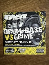 Fast Car Drum & Bass Vs Grime Mix - Garry K & Mc Preshus - Cd Sidewinder RARE