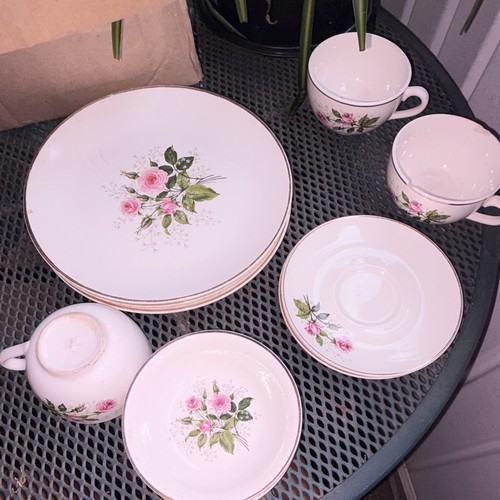 Floral ceramic dinner set - ceramic,