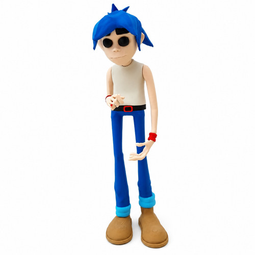 Gorillaz printed figure - gorillaz,