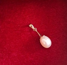 9ct yellow gold teardrop - yellow,