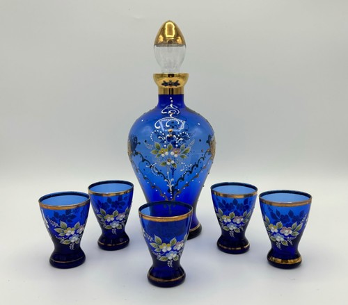 Bohemian cobalt blue glass - cobalt,