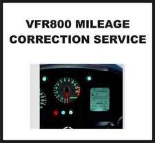 HONDA VFR800 1998 1999 2000 2001 CLOCKS SPEEDO DASH MILEAGE CORRECTION SERVICE