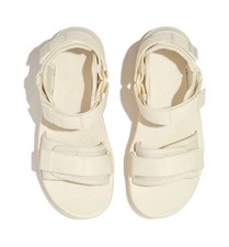 Fitflop Neo D Hyker Sandals Size 6 Cream Light Flexible Adjustable Straps New