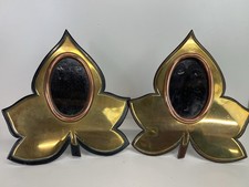 Pair of Antique Brass Photo