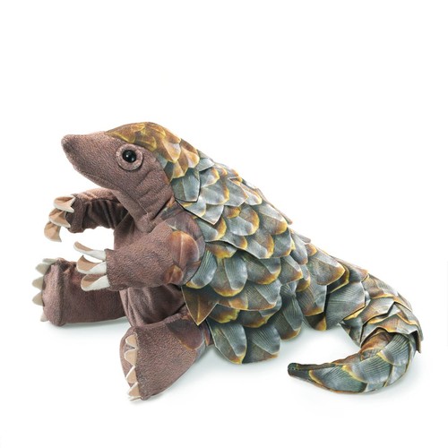 Folkmanis pangolin hand - pangolin,