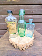 Vintage glass bottles - x, 3