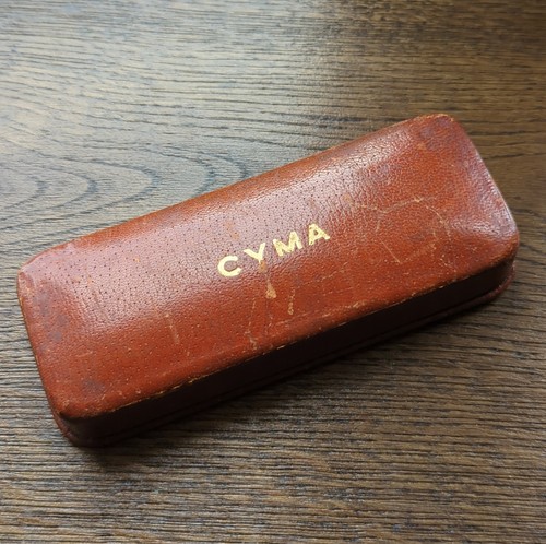 Cyma 1930s brown vintage watch - brown,