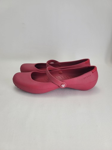 Crocs alice mary jane red - crocs, slip