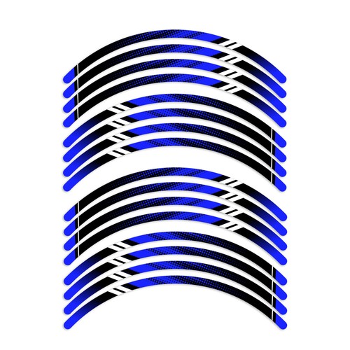 Blue d01b motorcycle rim decal - motorcycle,