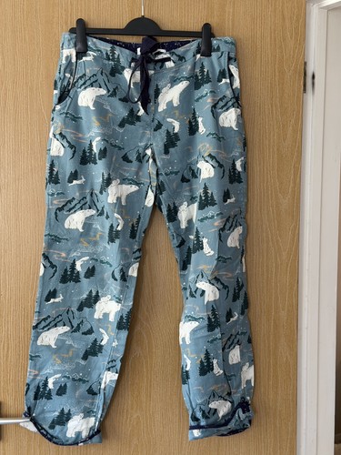 Fat face polar bear pyjamas - face,