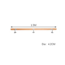 Wooden Stair Handrail Beech 1m