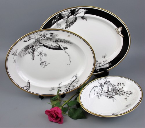 Minton rosenborg platters - "rosenborg",