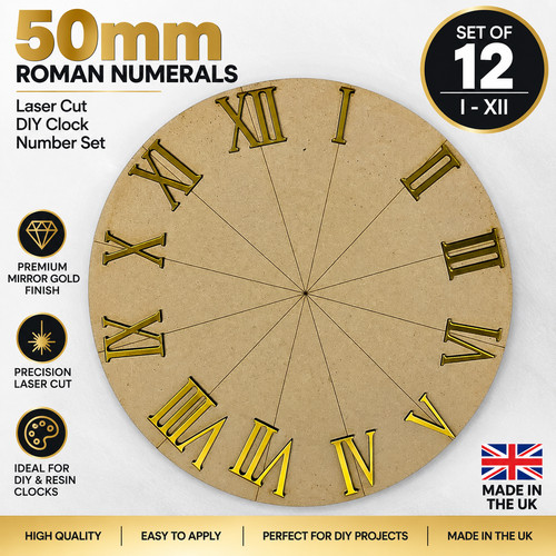 50mm roman numeral - roman, clock