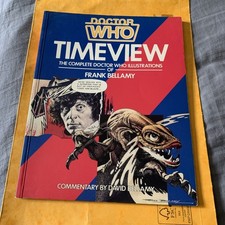 Time View Complete Doctor Who  Illustrationof Frank Bellamy 1985 Rare Dr Who 