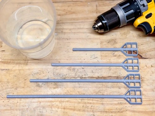 Black drill powered paint - drill,