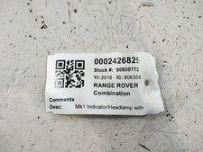 RANGE ROVER EVOQUE COMBINATION SWITCH STALKS INDICATOR WIPER LAND ROVER 2011-201