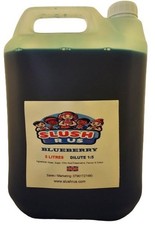 Blueberry slush puppy syrup - slush,