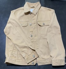 Beige H&M Denim Jacket, Men’s Size Medium, Used, Casual workwear style.