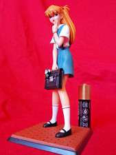 EVANGELION ASUKA LANGLEY FIGURE HEIGHT 5" 13cm SEGA UK ? ANIME