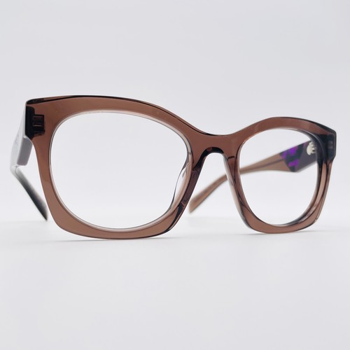 Prada eyeglasses beige square - prada,