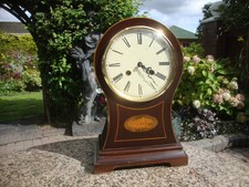 Antique Balloon Mantle Clock With Brass movement