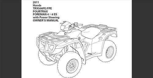 2011 honda trx500fe fpe - 2011,