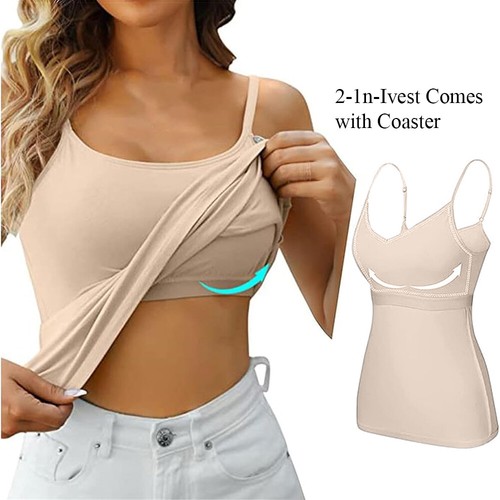 Ladies camisole with built - ladies,