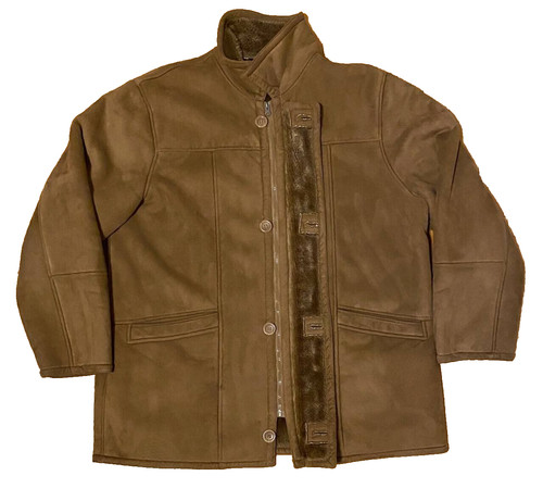 Utex shearling jacket faux fur - shearling,
