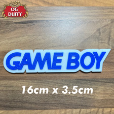 Decorative Nintendo GameBoy logo Sign Display 16cm x 3.5cm