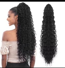 CURLY PONYTAIL EXTENSION CLIP