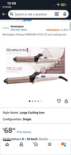 Remington curler - remington,