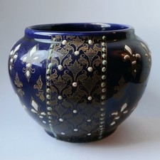 Antique French Cobalt Blue