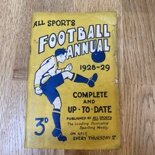 VINTAGE 1928-29 ALL SPORTS FOOTBALL ANNUAL
