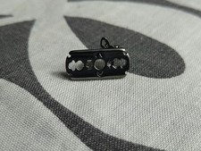 Vivienne Westwood Gunmetal SINGLE Razor Blade Shape Stud Earring