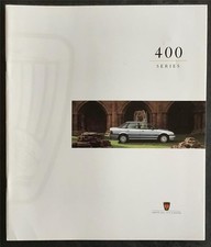 ROVER 400 SERIES Car LF Sales Brochure 1996 #4817  414Si  418SD  420GSi ++