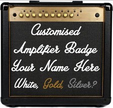 Custom Text Bevelled Badge