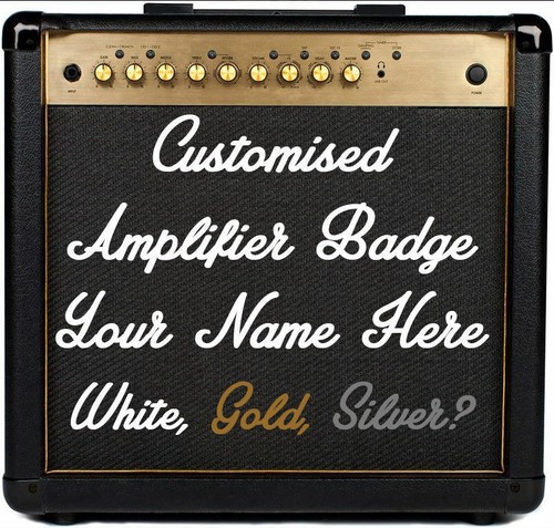 Custom text bevelled badge - custom,
