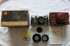 Zorki 6 35mm rangefinder film camera with Jupiter 8 50mm f2 lens - Vintage