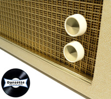 Dansette Record Player Gold