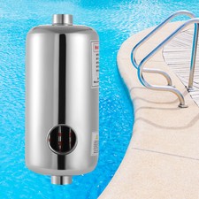 292 x 134 mm Swimming Pool Heat Exchanger Stainless Pool Water Heating Heater