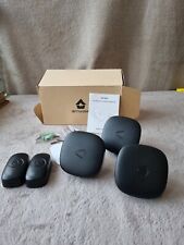 BITIWEND M520+F55 Black Wireless Door Sensor LED Indicator Doorbell Chime