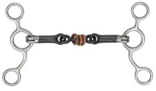 Shires Copper Tom Thumb Gag Bit | Black Sweet Iron | 4 Sizes