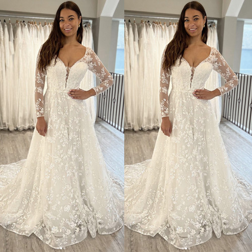 Boho wedding dresses sweep - boho,