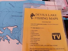 Devils Lake, ND Fishing Map, 4