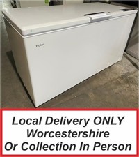 Haier HCE519EK White Large Chest Freezer 508L (Suitable for Outbuildings) PCF