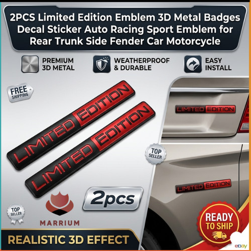 2pcs limited edition metal - 2pcs,