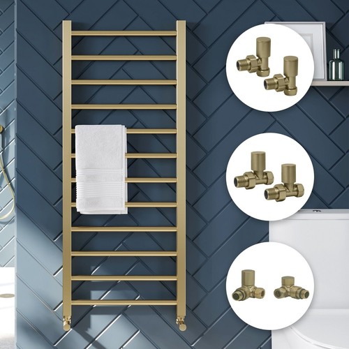 Brushed brass bathroom - brass,
