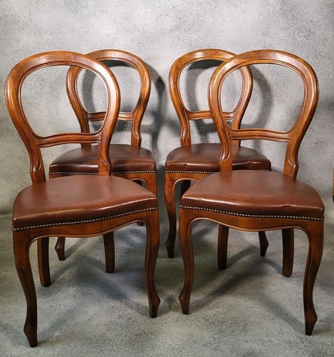 Victorian walnut set 4 - of,
